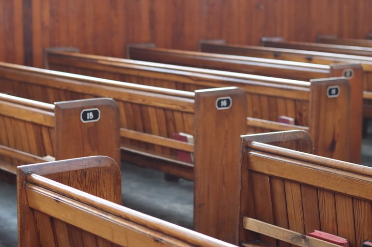 Church pews